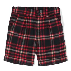 Шорты в клетку тартан