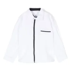 Рубашка с контрастной отделкой