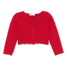 Кардиган с фестонами