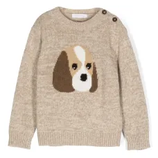 Свитер вязки интарсия