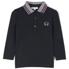 Рубашка поло с вышитым логотипом