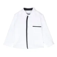 Рубашка с контрастной отделкой