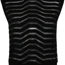 Вязаный жилет в полоску