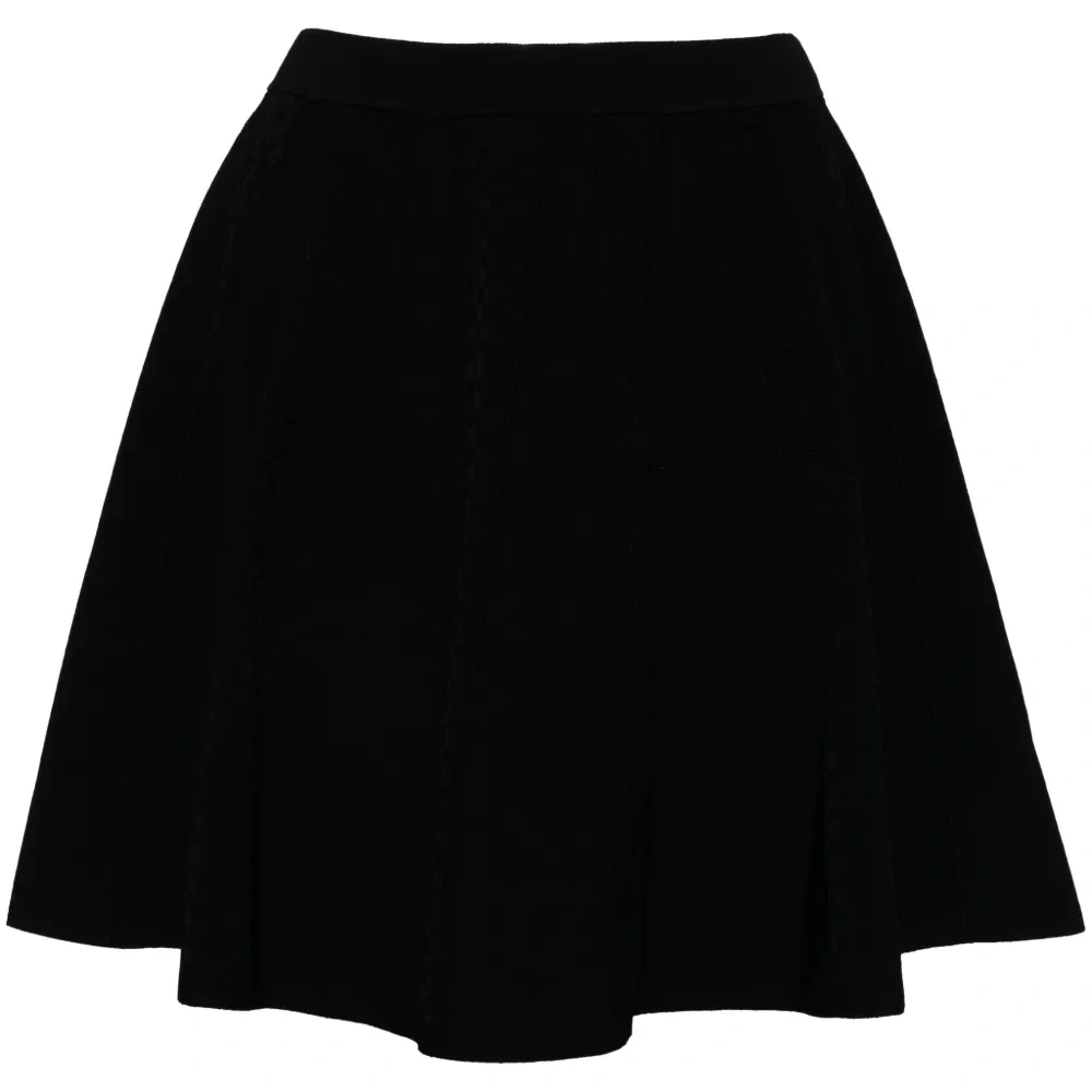 Трикотажная юбка А-силуэта