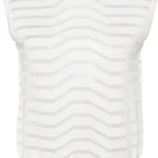 Вязаный жилет в полоску