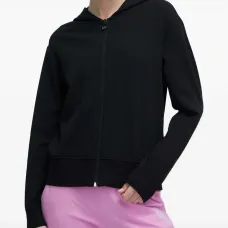 Худи на молнии с принтом логотипа Худи на молнии с принтом логотипа