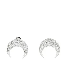 Маленькая серьга Moon со стразами