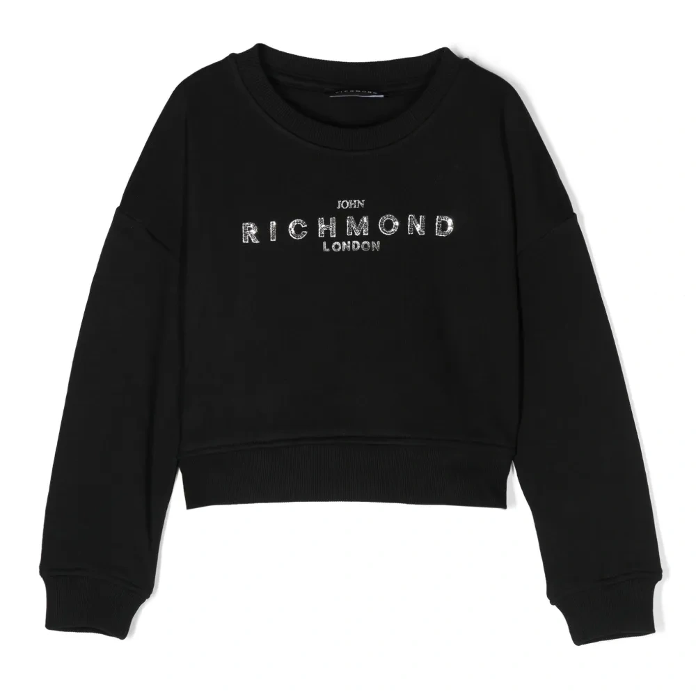 Толстовка с пайетками и логотипом