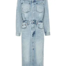 платье миди с логотипом