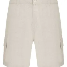 Шорты бермуды из смесового льна