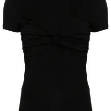 Футболка с перекрученной деталью Футболка с перекрученной деталью