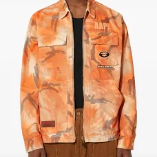 Камуфляжная рубашка на молнии