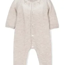 Ромпер вязки интарсия с узором