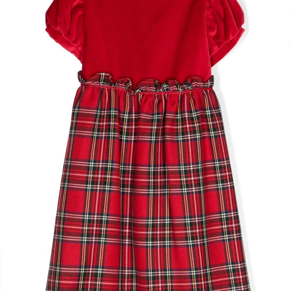 Клетчатое платье