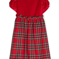 Клетчатое платье