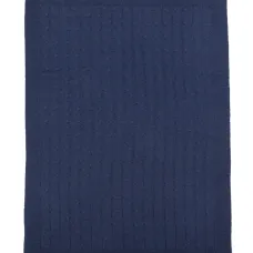 Одеяло фактурной вязки