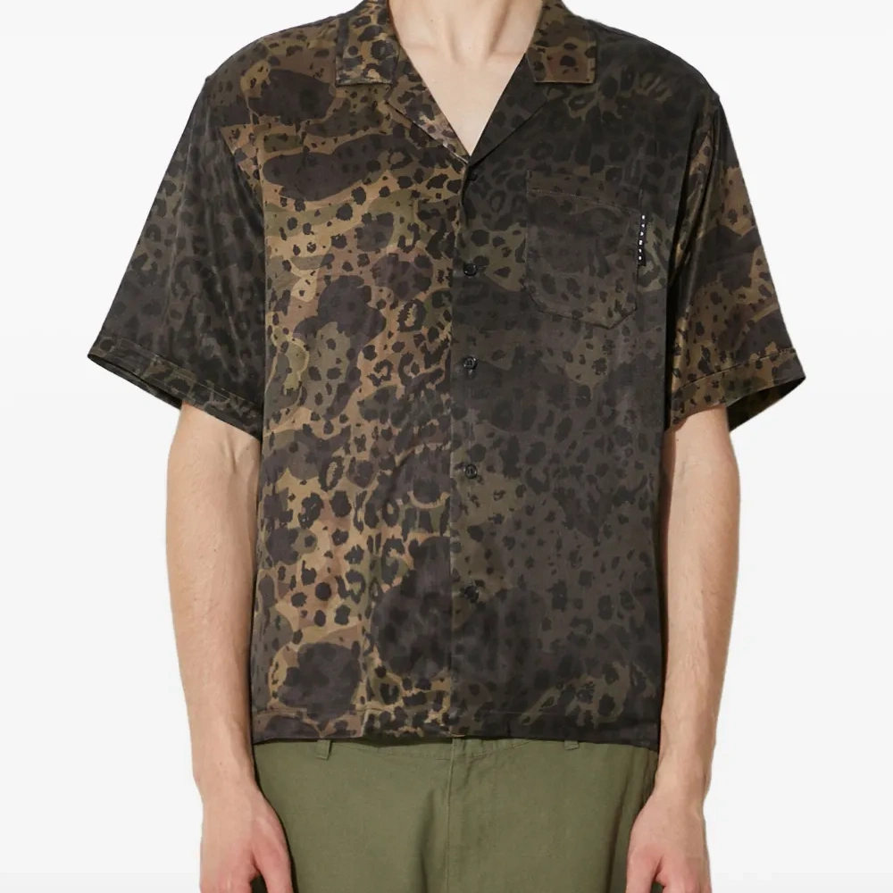 Рубашка с леопардовым принтом