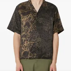 Рубашка с леопардовым принтом