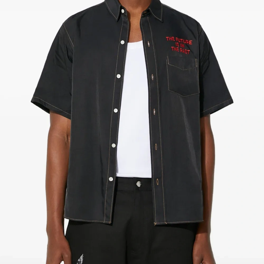 рубашка с принтом