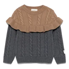 Свитер фактурной вязки