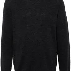 Шерстяной свитер с круглым вырезом