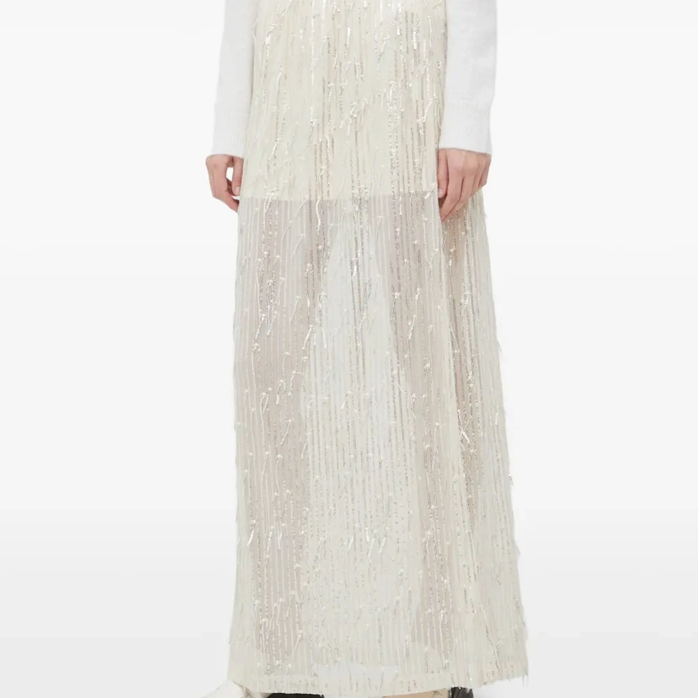 Макси-юбка с пайетками