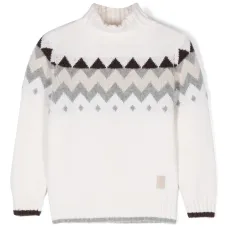 Свитер вязки интарсия