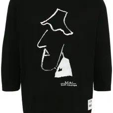 Футболка с графичным принтом из коллаборации с nonnative