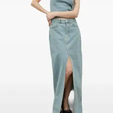 Юбка макси с поясом