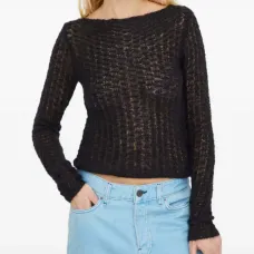 Свитер крупной вязки