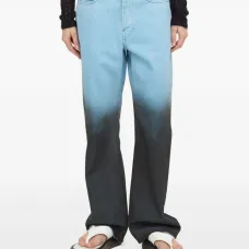 Брюки с эффектом омбре