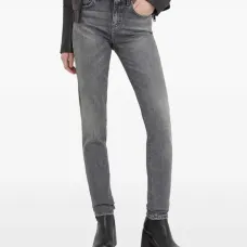 Брюки с нашивкой-логотипом