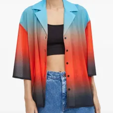 Рубашка с эффектом градиента