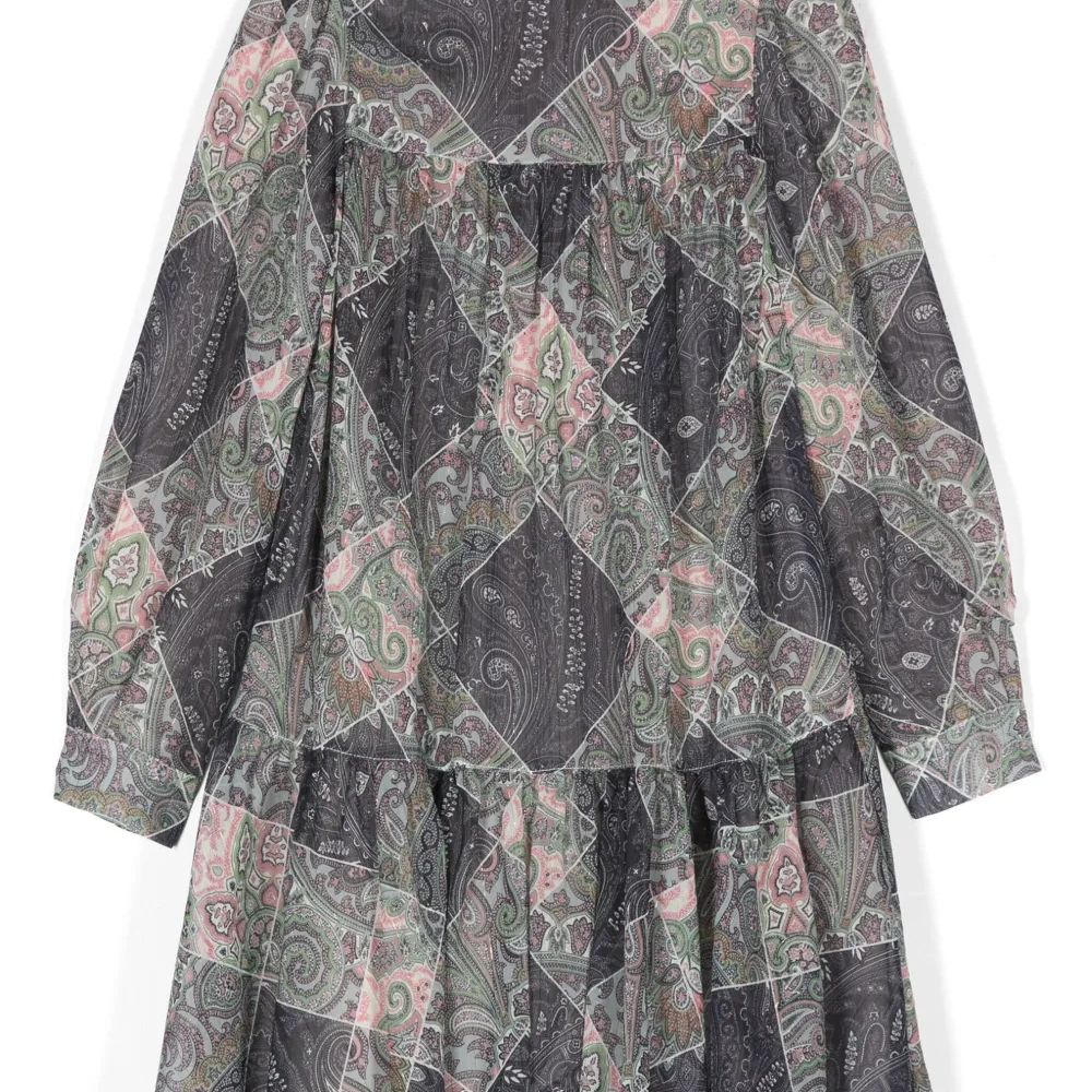 Платье с принтом пейсли