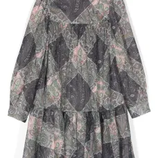 Платье с принтом пейсли