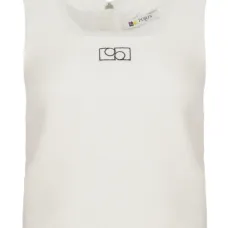 Топ с вышитым логотипом