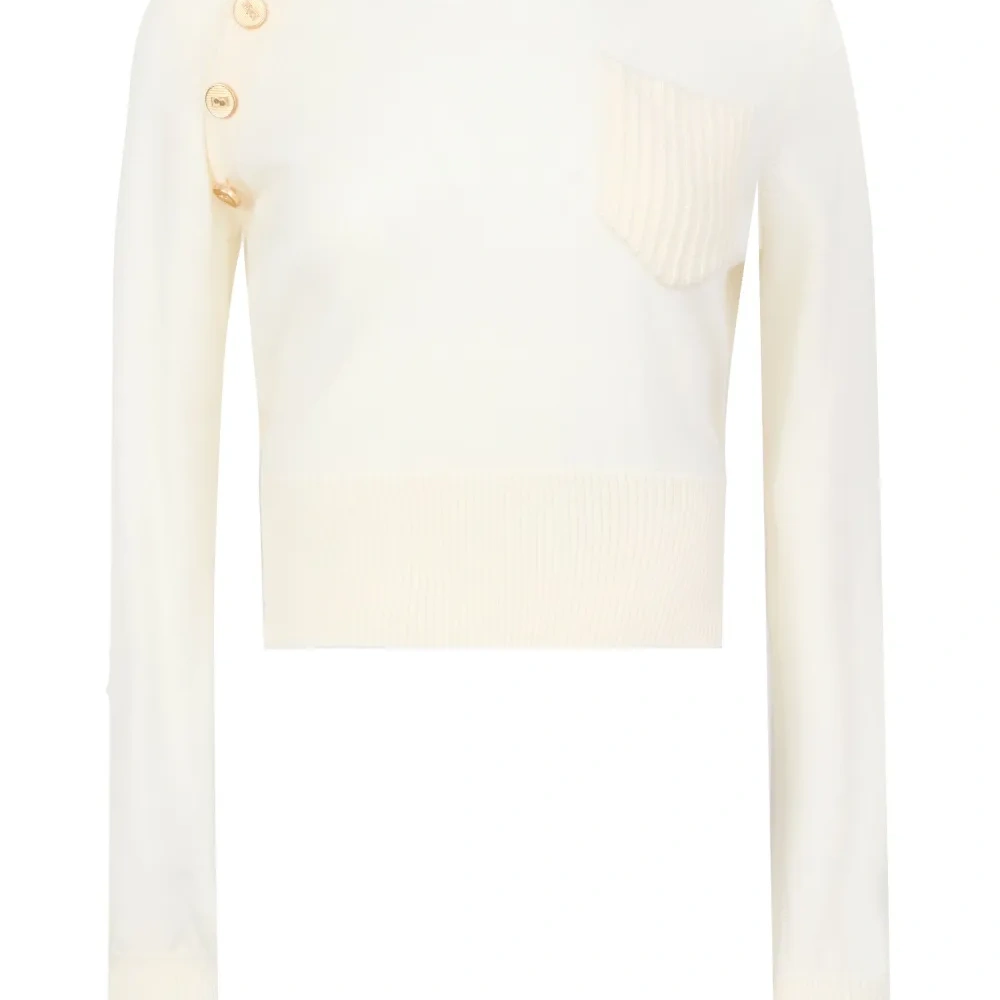 Шерстяной джемпер с логотипом