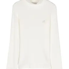 Топ в рубчик с высоким воротником Топ в рубчик с высоким воротником