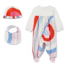 Комплект для новорожденного с принтом Iride