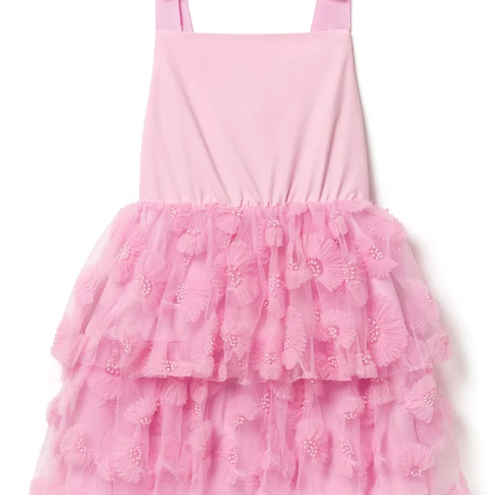 Платье из тюля с пайетками