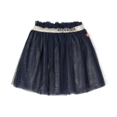 юбка с тисненым логотипом