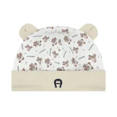 Шапка бини с принтом