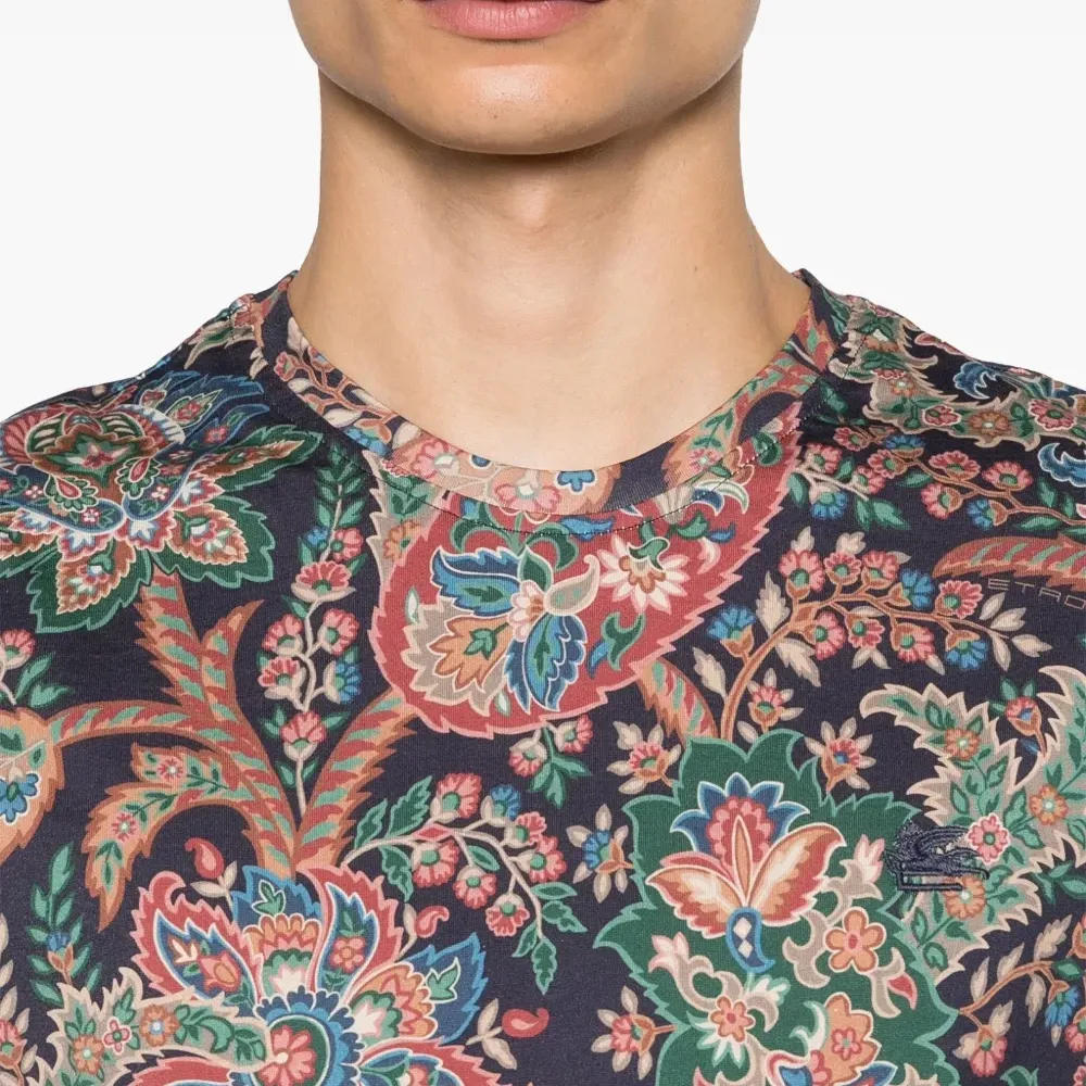 Футболка с принтом пейсли