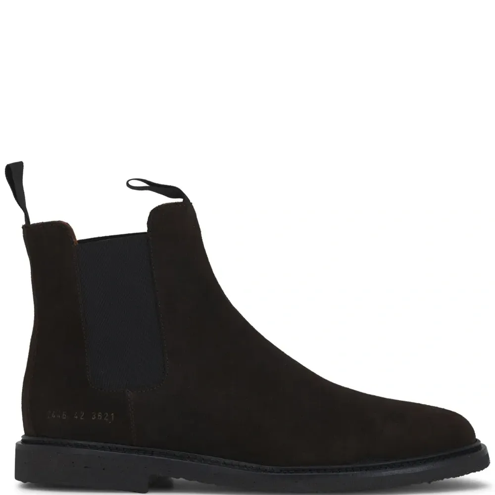 Замшевые ботинки