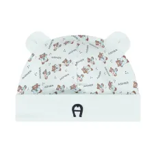 Шапка бини с принтом