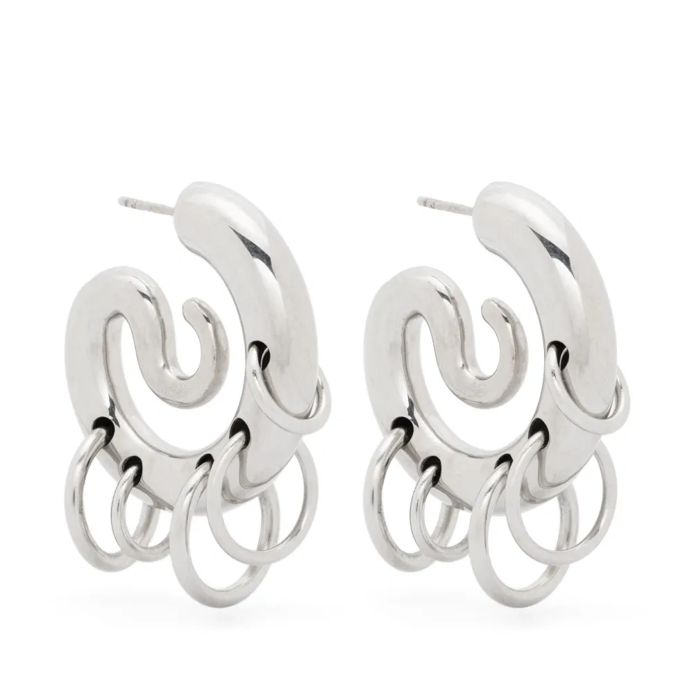 Серьги-кольца Pierced Serpent
