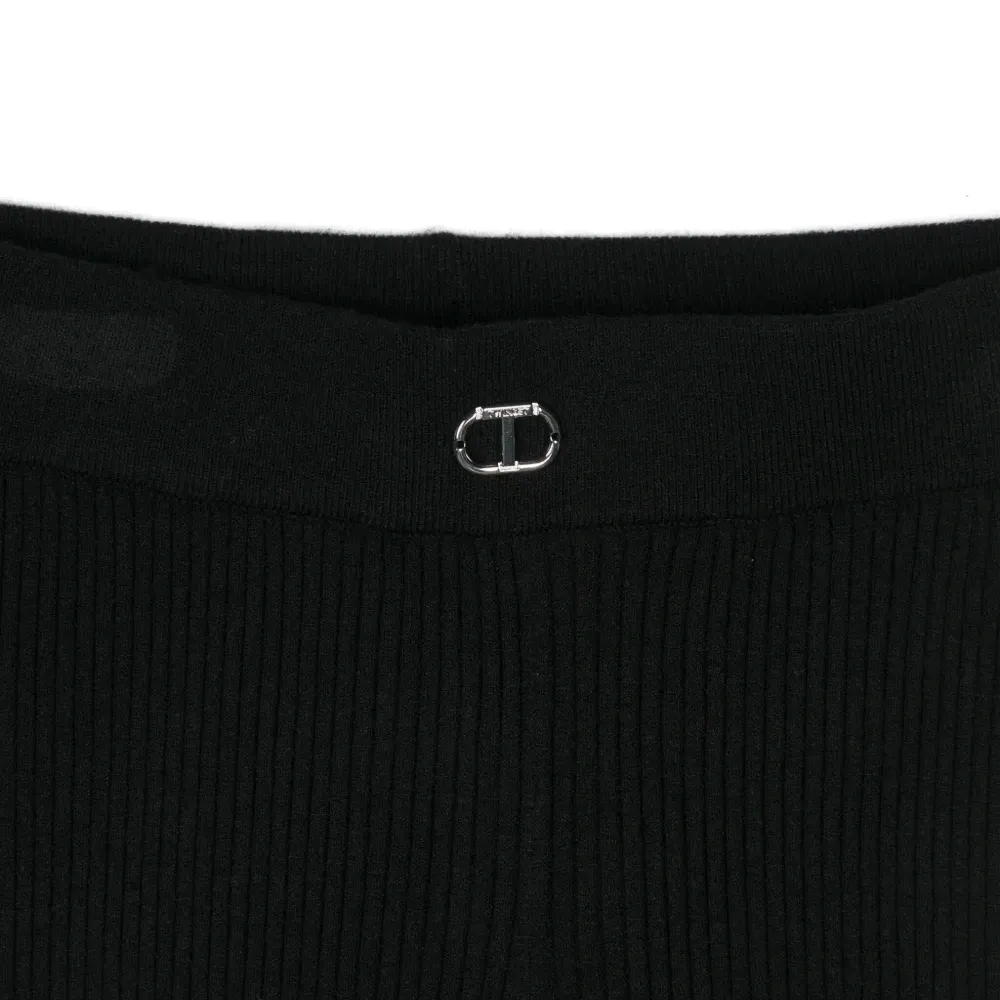 Комплект из топа и брюк в рубчик