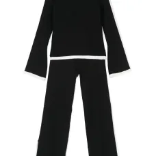 Комплект из топа и брюк в рубчик