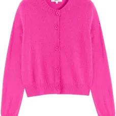 Кардиган с круглым вырезом