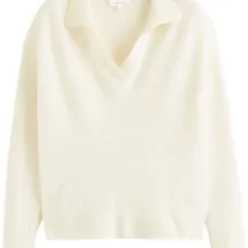 Джемпер с V-образным вырезом